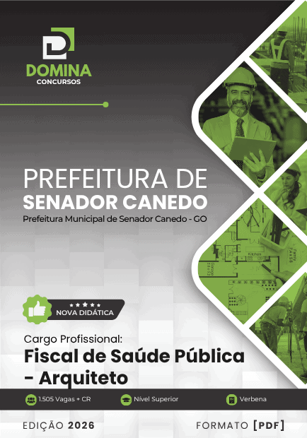 Apostila Educador Físico Senador Canedo GO 2026