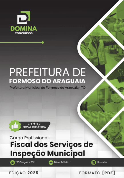 Apostila Fiscal dos Serviços de Inspeção Formoso do Araguaia TO 2025