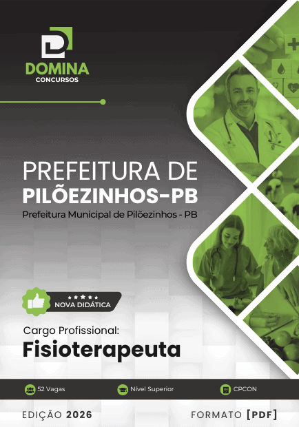 Apostila Fisioterapeuta Pilõezinhos PB 2026