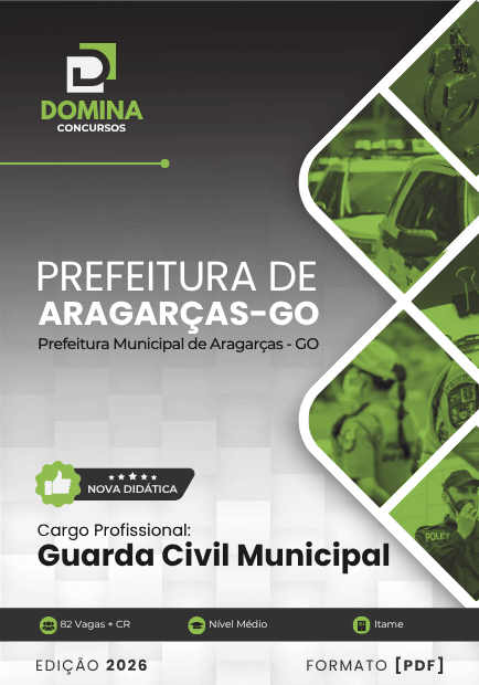 Apostila Guarda Civil Municipal Aragarças GO 2026
