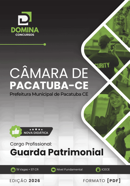 Apostila Guarda Patrimonial Câmara Pacatuba CE 2026