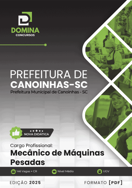 Apostila Mecânico de Máquinas Pesadas Canoinhas SC 2025