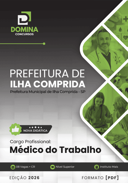Apostila Médico do Trabalho SMS Ilha Comprida SP 2026