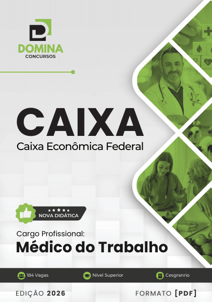 Apostila Médico do Trabalho Caixa Econômica Federal CEF 2026
