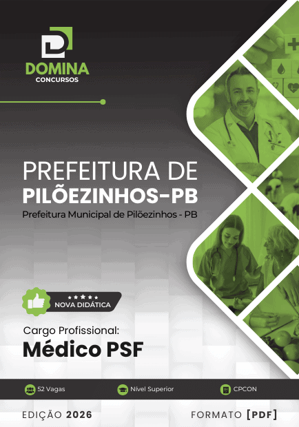Apostila Médico PSF Pilõezinhos PB 2026