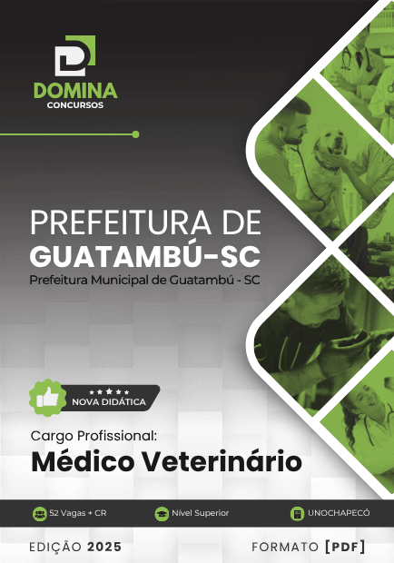 Apostila Médico Veterinário Guatambú SC 2025