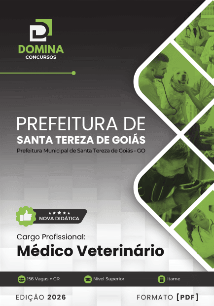 Apostila Médico Veterinário Santa Tereza de Goiás GO 2026