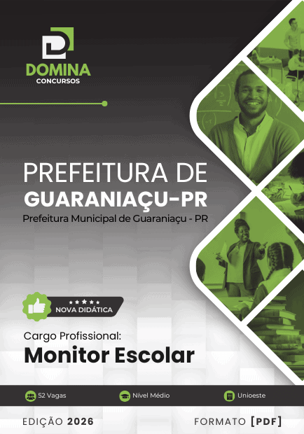Apostila Assistente Administrativo Guaraniaçu PR 2026