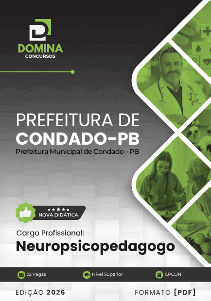 Apostila Neuropsicopedagogo Condado PB 2026