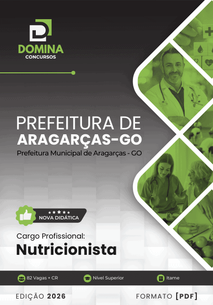 Apostila Nutricionista Aragarças GO 2026