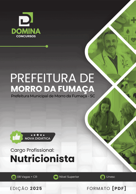 Apostila Nutricionista Morro da Fumaça SC 2025