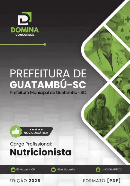 Apostila Nutricionista Guatambú SC 2025