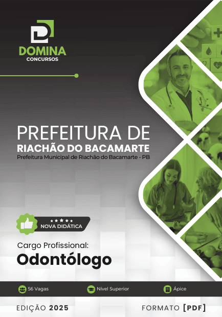 Apostila Odontólogo Riachão do Bacamarte PB 2025
