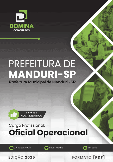 Apostila Oficial Operacional Manduri SP 2025