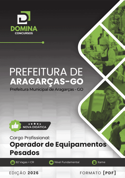 Apostila Operador de Equipamentos Pesados Aragarças GO 2026