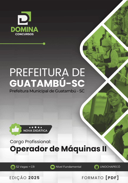 Apostila Operador de Máquinas II Guatambú SC 2025