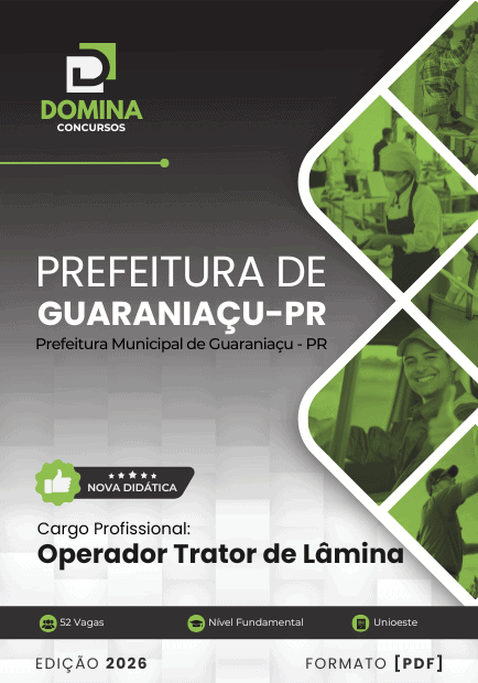 Apostila Operador de Trator de Lâmina Guaraniaçu PR 2026