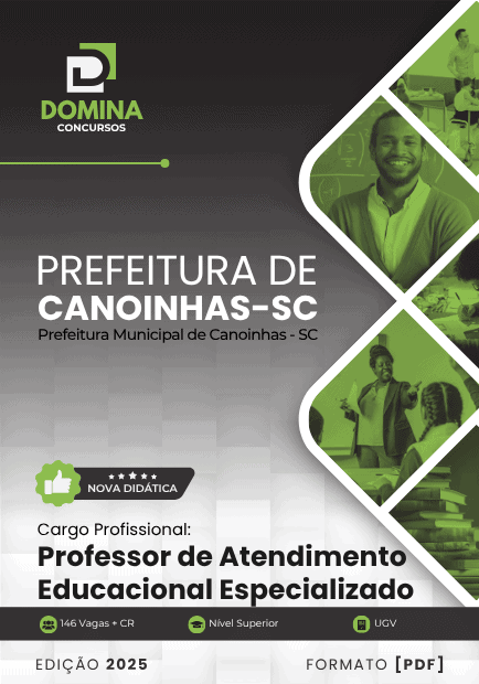 Apostila Professor de Atendimento Educacional Especializado Canoinhas SC 2025
