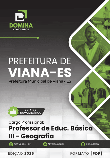 Apostila Professor III Geografia Viana ES 2026