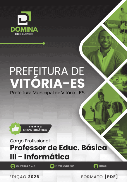 Apostila Professor III Informática Vitória ES 2026