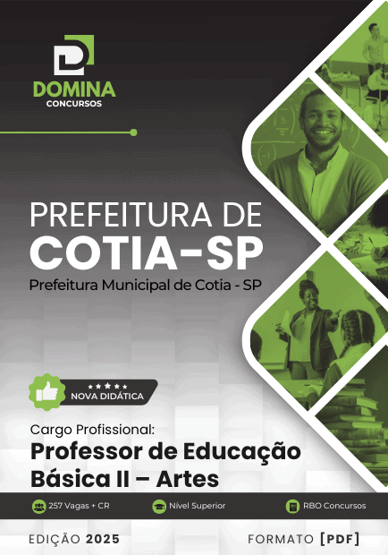 Apostila Professor de Artes Cotia SP 2025