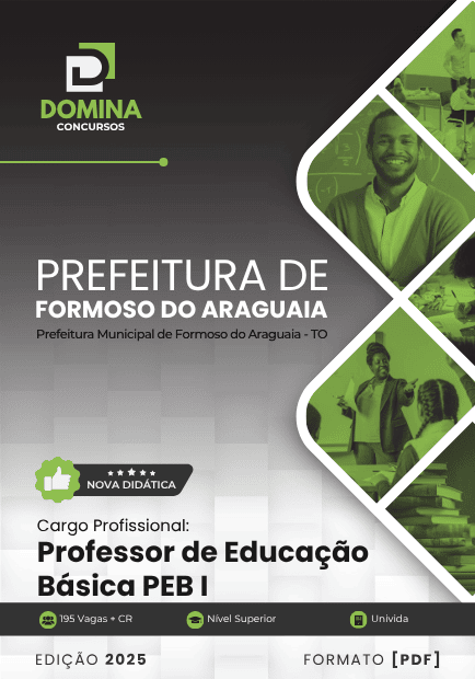 Apostila Professor de Educação Básica PEB I Formoso do Araguaia TO 2025
