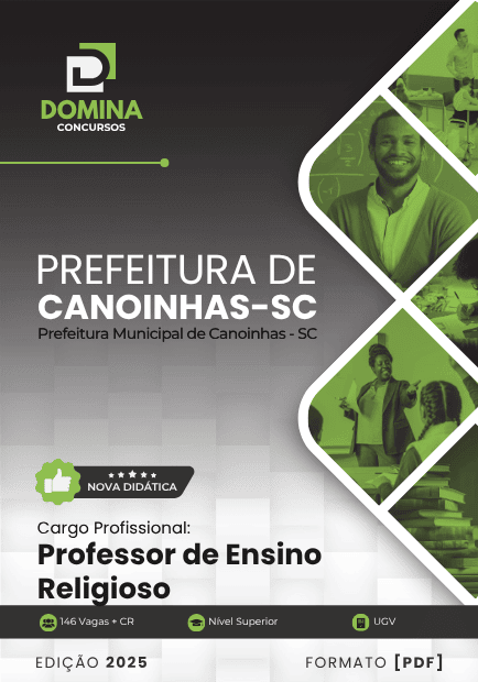Apostila Professor de Ensino Religioso Canoinhas SC 2025