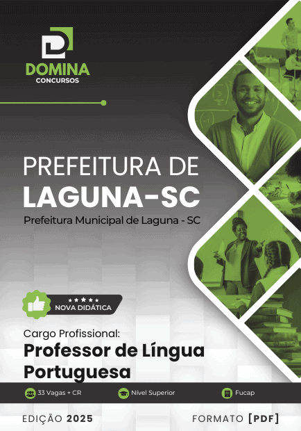 Apostila Professor de Língua Portuguesa Laguna SC 2025