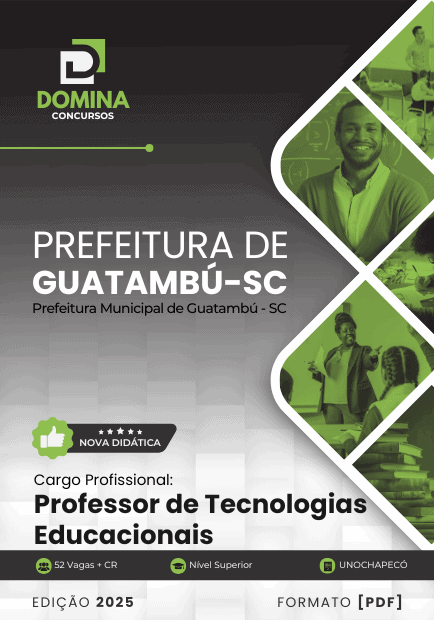 Apostila Professor de Tecnologias Educacionais Guatambú SC 2025