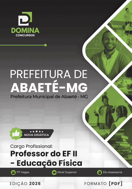 Apostila Professor do Ensino Fundamental II Educação Física Abaeté MG 2026