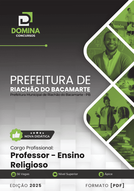 Apostila Professor Ensino Religioso Riachão do Bacamarte PB 2025