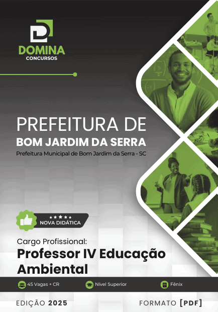 Apostila Professor de História Bom Jardim da Serra SC 2025