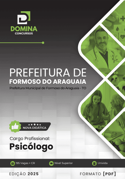 Apostila Psicólogo Formoso do Araguaia TO 2025