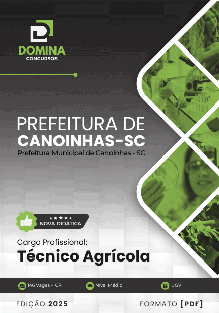Apostila Técnico Agrícola Canoinhas SC 2025