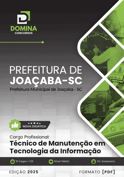 Apostila Técnico de Manutenção de TI Joaçaba SC 2025