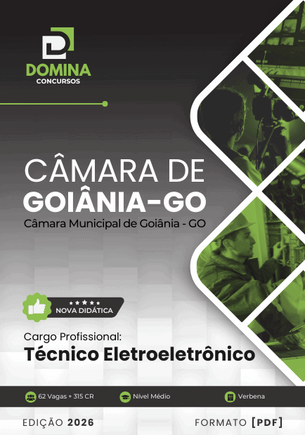 Apostila Técnico de Iluminação Câmara Goiânia GO 2026
