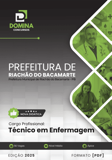Apostila Técnico Em Enfermagem Riachão do Bacamarte PB 2025