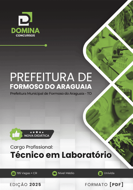 Apostila Técnico em Laboratório Formoso do Araguaia TO 2025