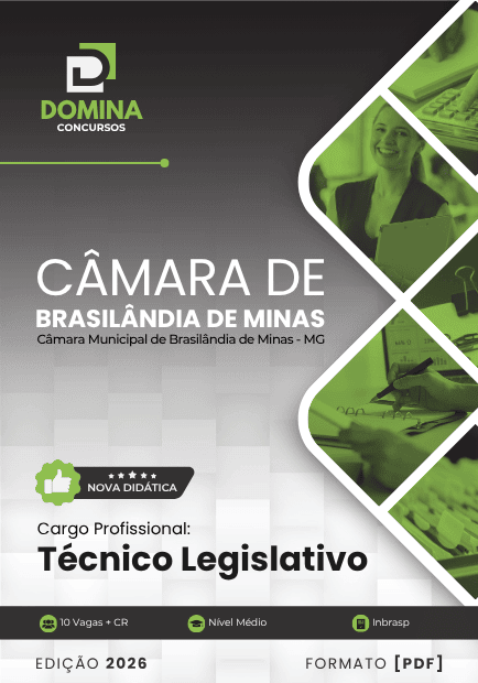 Apostila Agente Legislativo Câmara Brasilândia de Minas PR 2026