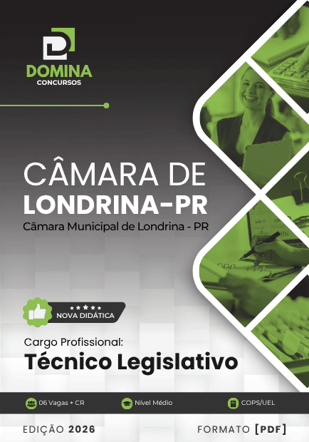 Apostila Técnico Legislativo Câmara Londrina PR 2026