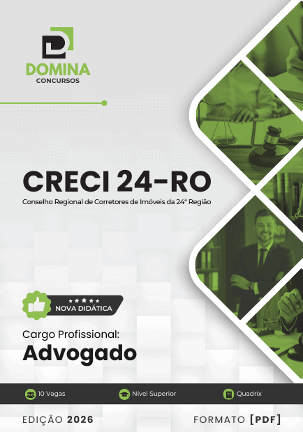 Apostila Advogado CRECI 24 RO 2026