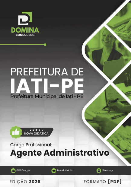 Apostila Agente Administrativo Iati PE 2026
