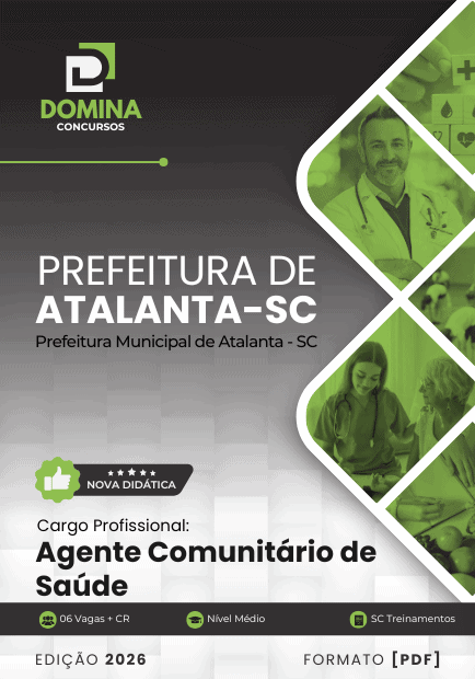 Apostila Agente Comunitário de Saúde Atalanta SC 2026