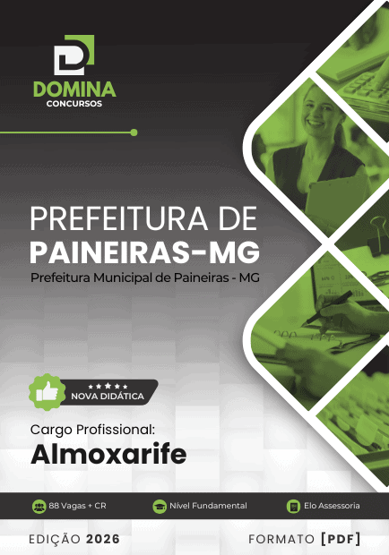 Apostila Almoxarife Paineiras MG 2026