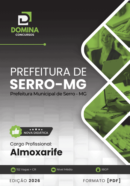 Apostila Almoxarife Serro MG 2026