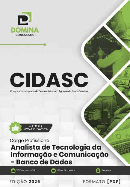 Apostila Analista de Tecnologia Banco de Dados CIDASC 2026