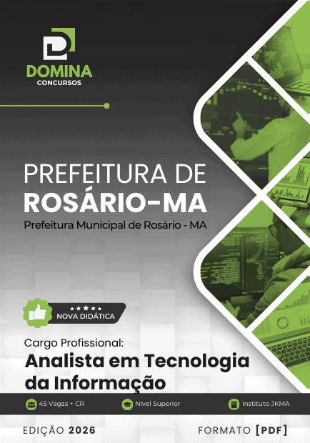 Apostila Analista em Tecnologia da Informação Rosário MA 2026