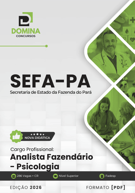 Apostila Analista Fazendário Psicologia SEFA PA 2026