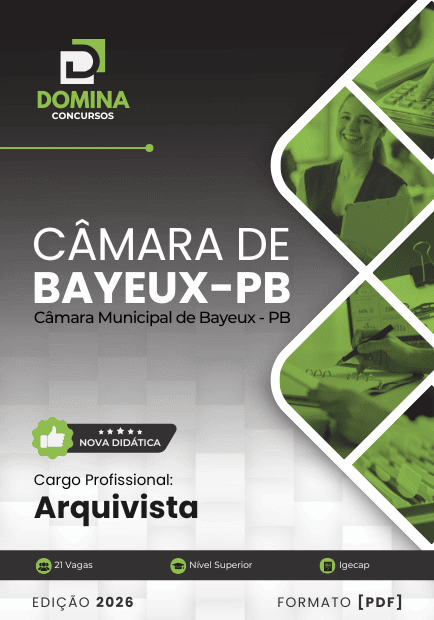 Apostila Arquivista Câmara de Bayeux PB 2026