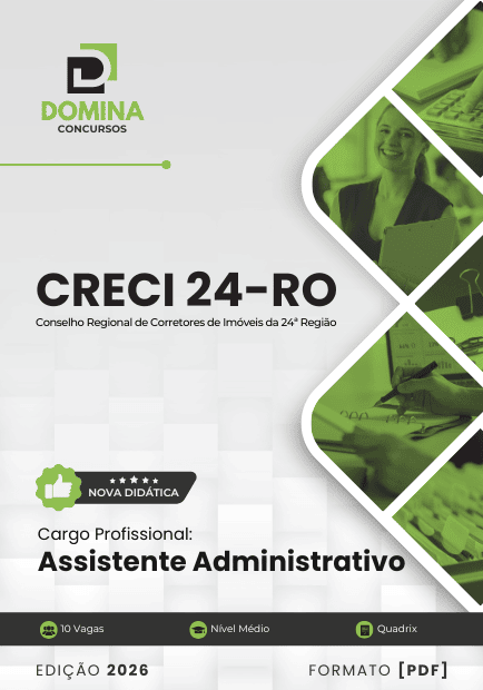 Apostila Assistente Administrativo CRECI 24 RO 2026